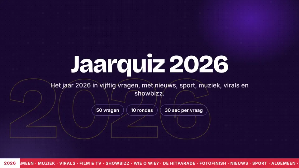 Jaarquiz 2026 · Even kijken hoe het werkt